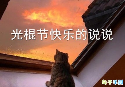 光棍节快乐的说说点赞率高