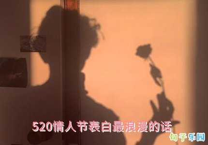 520情人节表白最浪漫的话
